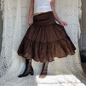 Old Navy Brown A-Line Skirt
